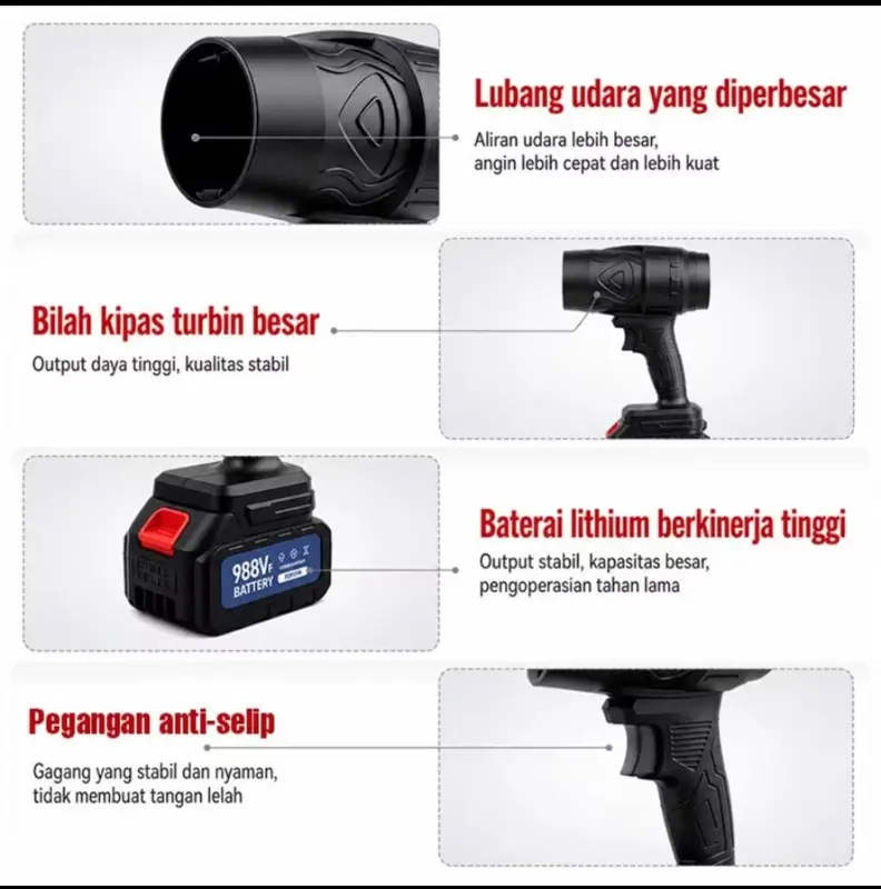 Detail bagian StormJet 2.0