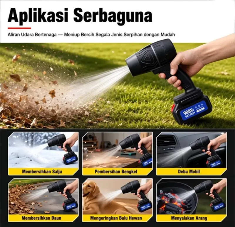 StormJet 2.0 untuk berbagai pekerjaan bersih-bersih